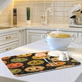 thumbnail image 6 of SKYSONIC Absorbent Dish Drying Mat Bright Orange Haloween Pumpkins Kitchen Counter Mat Protector,Reversible,Extra Large 24 x 18 Inches, 6 of 7