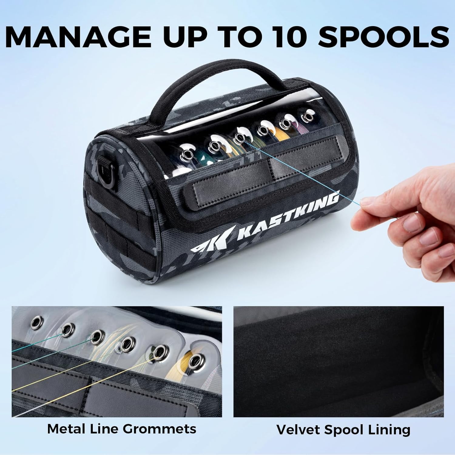 KastKing Line Management Bag, Fishing Line Storage Bag-BaitSpace