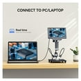 thumbnail image 6 of 1200X 7" Digital Microscope For Electronics Soldering IPS Screen 12MP Repair Coin Microscopio For Windows Mac, 6 of 7
