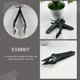 thumbnail image 4 of unbranded 2Ud Metal Pineapple Peeler De Acero Carbono Para Cocina Herramienta Duradera Para Quitar Ojos De Piña, 4 of 8