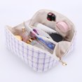 thumbnail image 4 of Bolso de Cosméticos Bolsa de cosméticos con fragancia pequeña, bolsa de almacenamiento de lavado de 2 capas, Simple para mujeres y niñas, 4 of 9