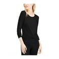 thumbnail image 1 of maison Jules T-Shirt Basique Torsadé pour Femmes deepblack S, 1 of 1