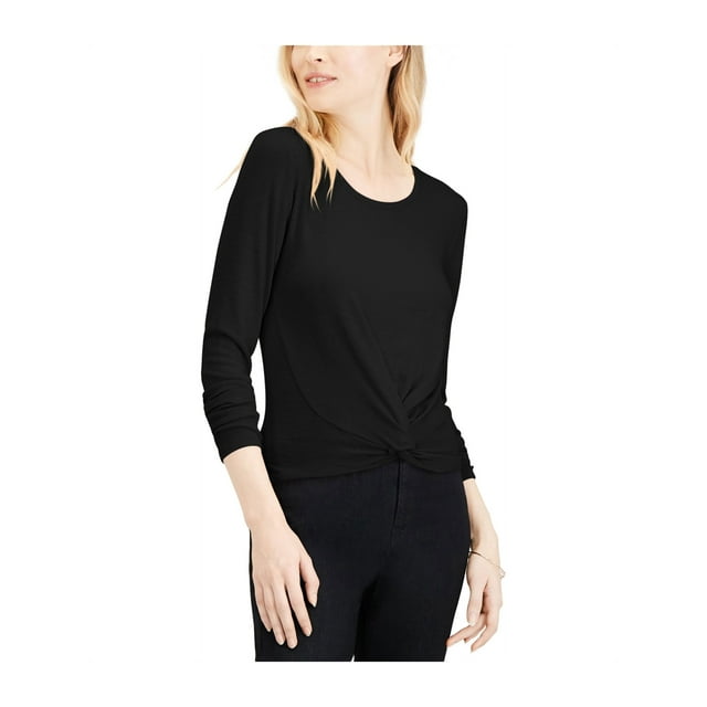 maison Jules T-Shirt Basique Torsadé pour Femmes deepblack S