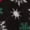 Black Festive Snowflakes, variant on Plus Size Microfleece Quarter-Zip Pullover