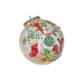 thumbnail image 1 of Christmas Led Crackled Glass Ornament Decor Joy, 1 of 3
