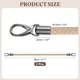 thumbnail image 2 of Uxcell 2 Pcs Correa Trenzada para Bolso, 55cm 21.7 Pulgadas Correa de Cuero PU para Reemplazo de Mango de Bolso con Hebilla Negra para Hacer Bricolaje en Bolso Tote o de Hombro, Beige Albaricoque, 2 of 7
