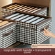 thumbnail image 1 of Caja de almacenamiento organizadora de ropa Caja de almacenamiento de pantalones de ropa plegable para el hogar Caja de almacenamiento de armario estilo cajón, 1 of 4