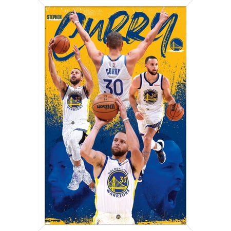 NBA Golden State Warriors – Stephen Curry 22 Wall Poster 14.725 x 22.375 Framed