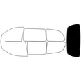 thumbnail image 2 of Rvinyl Window Tint Kit Compatible with Ford Windstar 1995-1998 - Rear Windshield Precut Kit - 5%, 2 of 8