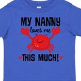thumbnail image 4 of Inktastic Nanny Loves Me Grandson Boys or Girls Toddler T-Shirt, 4 of 5
