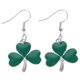 thumbnail image 1 of 1 par de pendientes de trébol del Día de San Patricio para mujer, pendientes colgantes, joyas para el oído del festival, 1 of 6