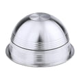 thumbnail image 5 of Silver Without Powder Tamper Stainless Steel Fillable Coffee Capsules Reusable Coffee Capsules Cup Filter Set Compatible With Nespresso Vertuo Capsule, 5 of 5