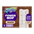thumbnail image 3 of (2 pack) Swiffer Power Mop Wood Pad Refills, Unscented, 5 Count, 3 of 13