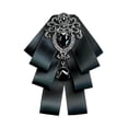 thumbnail image 3 of TTJ Vintage Multi-Layer Convertible Bow Accessory 2-in-1 Crystal Bowknot Collar Accent For Men Women Elegant Retro Formal Brooch For Wedding Party Evening Wear Statement Piece, 3 of 6