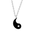 thumbnail image 6 of SSKFHGI New White Tai Chi Necklace New Hip-Hop Male And Female Students Simple Fashion Personality Black And White Tai Chi Necklace Fan Gift All-Match Sweater, 6 of 7
