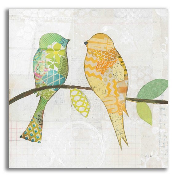 Epic Art 'Catching Up IV' by Courtney Prahl, Acrylic Glass Wall Art, 12"x12"