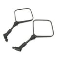 thumbnail image 1 of M10 End Manabar End Mepires, 1 Par de Espejos de Visón Retrovisora ​​Cuadrada de Motoclicleta Resistentes para scooters de atvs, 1 of 7