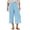 Light Blue, variant on Women's High Waist Wide Leg Capri Pants, Cropped 3/4 Length Cotton Linen Trousers with Pockets, Solid Color Casual Palazzo Pants for Summer, Daily Wear and Relaxed Outfits Beige L