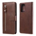 thumbnail image 1 of Estuche de Cuero PU con Cierre para Xiaomi Redmi Note 10 PRO , Funda Protectora con Billetera y Correa, 1 of 6