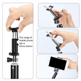 thumbnail image 3 of Freedo Perche à Selfie Bluetooth avec Trépied, Design Portable, Extensible pour Téléphones Intelligents, Noir, 3 of 8