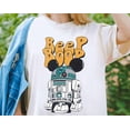 thumbnail image 1 of Retro Beep Boop Star Wars Shirt, Star Wars Droid T-shirt, R2D2 Star Wars Mickey Ears Beep - White - L, 1 of 2