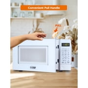 Commercial Chef CHM770W 0.7 Cubic Feet Microwave Oven, White