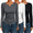 3Pack:Black+BlackGrey+White, variant on 3 Packs Women Tops Long Sleeve Henley Shirts Fall Winter Ribbed Thermal Casual Blouses Basics Tees