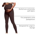 thumbnail image 4 of Pantalones Leggings Maternales Butterluxe CRZ YOGA 28" Marrón Talla M, 4 of 5
