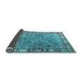 thumbnail image 2 of Ahgly Company Indoor Square Animal Light Blue Traditional Area Rugs, 4' Square, 2 of 4