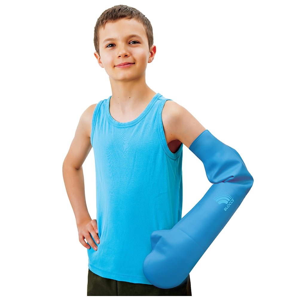 Bloccs Waterproof Cast Cover Arm, Swim, Shower & Bathe, Child Arm