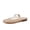 Mocha, variant on Java Casual Womens Jelly Flats with Adjustable Strap, Closed Toe Mary Janes Mule Design, Waterproof Jelly Sandals for Women