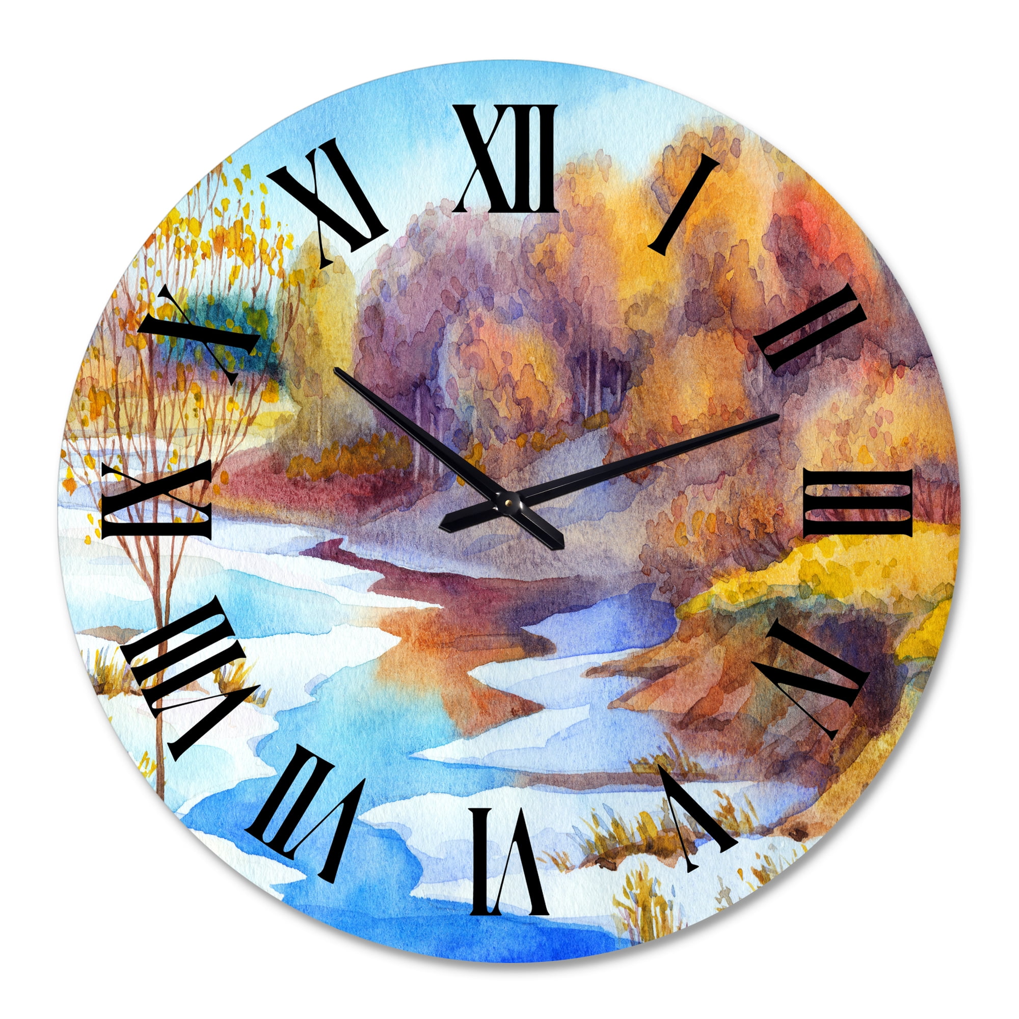 Designart 1 in Quartz Wall Clock