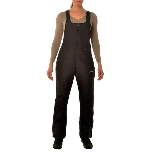 Mono con babero Arctix Essential, aislante, negro, para mujer, 2 unidades
