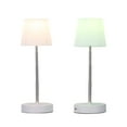 thumbnail image 2 of Lampe de Table Simple Lampe de Table Décorative Lampe de Table Rechargeable Lampe de Table Ambiante Créative Lampe de Table Plissée Simple Trois Températures de Couleur/touche RVB Rétractable Lampe d'Ambiance pour la Maison, 2 of 8