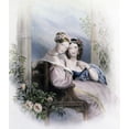 thumbnail image 2 of Unknown 15x17 White Modern Wood Framed Museum Art Print Titled - Roses, 2 of 4