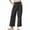 Black, variant on yillto Womens Plus Size Pant Cotton Linen Wide Leg Palazzo Causal Pants High Waist Trousers with Pockets