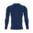 thumbnail image 4 of Fabrcox Mens Muscle Shirts Quick Dry Mock Neck Men Long Sleeve Shirts Slim Fit Breathable Basic Gym Sports Mens Workout Shirts M, 4 of 9