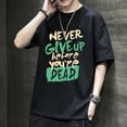 thumbnail image 5 of Camisetas holgadas para hombre, camisetas de algodón 100% para hombre, camisetas de hip hop con letras, ropa barata, cómoda, elegante y a la moda, 5 of 5