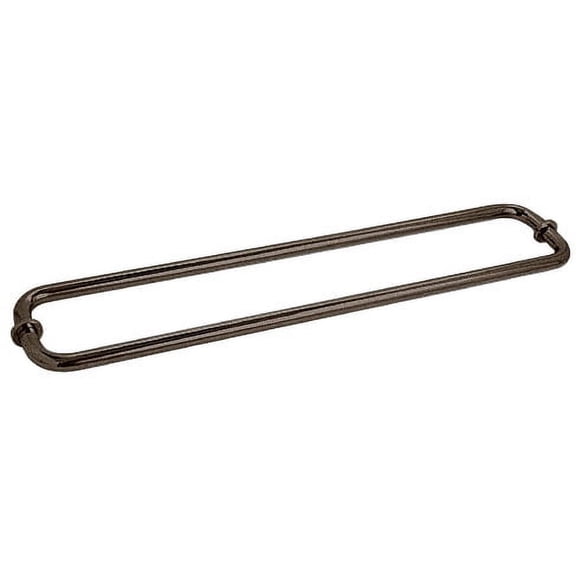 CRL BM30X300RB Oil Rubbed Bronze 30" BM Series Back-to-Back Tubular Towel Bars With Metal Washers