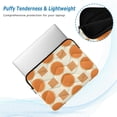 thumbnail image 2 of FORMRS 13-13.3 inch Laptop Sleeve Case Soft Carrying Quilted Computer Bag Cover, Orange Geometric Pattern, 2 of 7