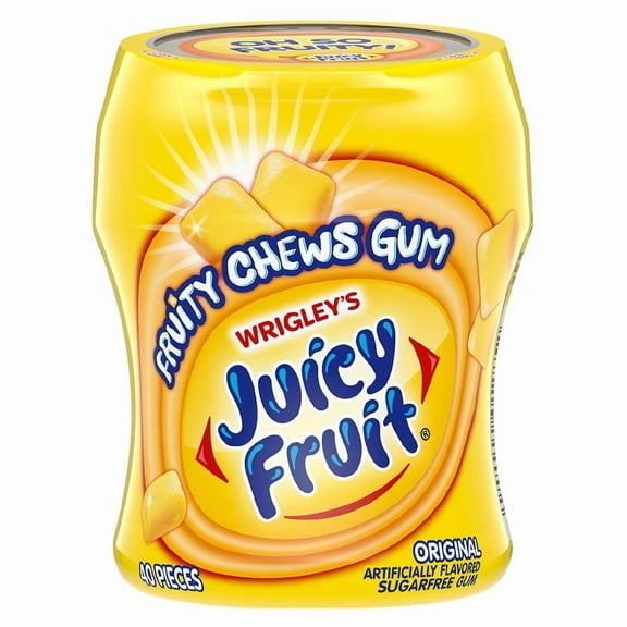 Juicy Fruit Fruity Chews Original Sugar Free Gum Original 40.0 ea Pack of 2