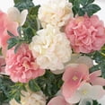 thumbnail image 5 of Visland Artificial Flowers, 4PCS Fake Hydrangea Bouquet Decor Plastic Carnations Realistic Flower Arrangements Wedding Decoration Table Centerpieces, 5 of 5