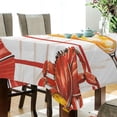 thumbnail image 5 of Yayeee Tablecloths 54" x 54" Rectangle Wrinkle Resistant Party Table Cover, Beach Crab, 5 of 8