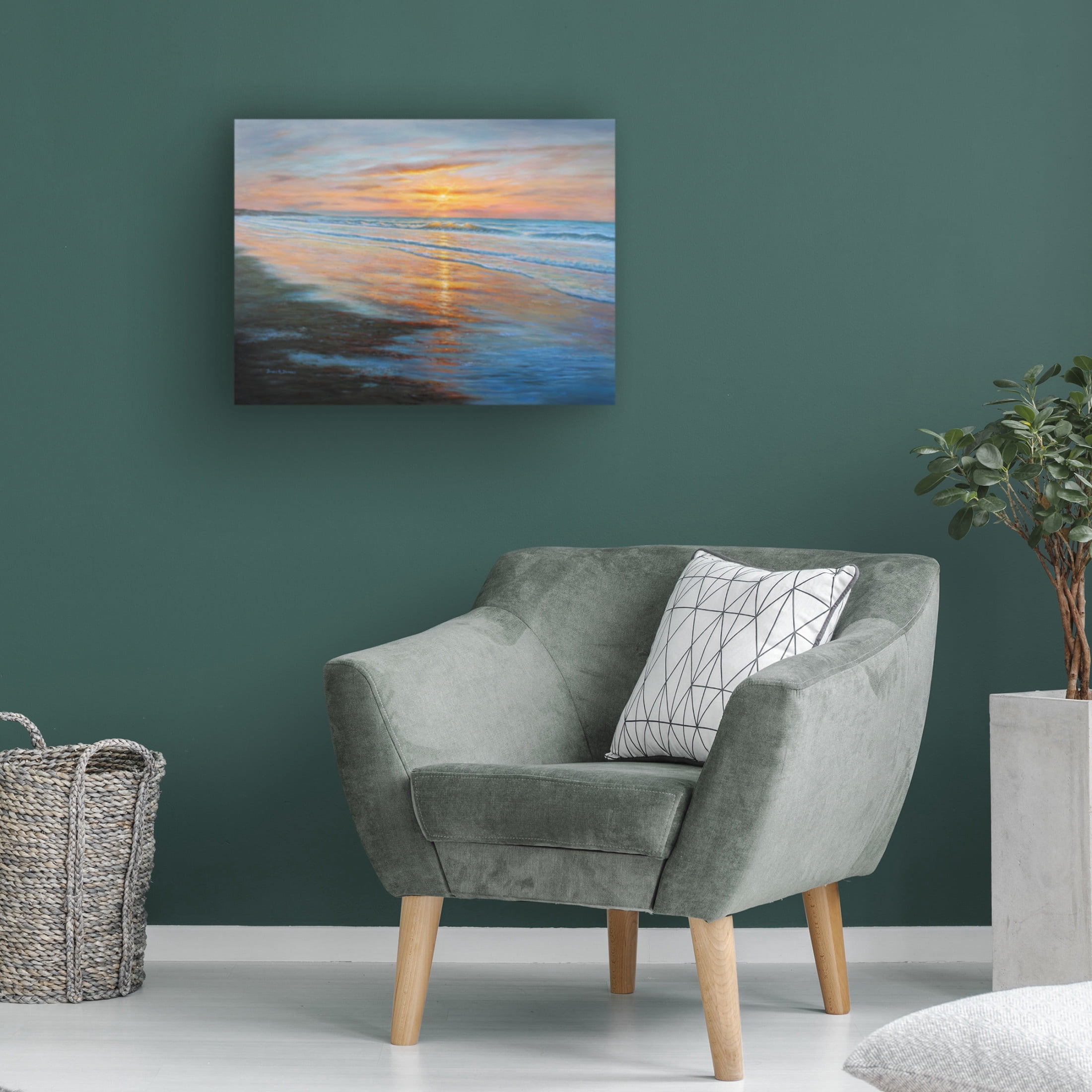 Canvas Wall Art - Bruce Dumas 'Good Day Sunshine' Wall Art for Living Room, Bedroom, or Office Décor by Trademark Fine Art - 32 x 24 Inches