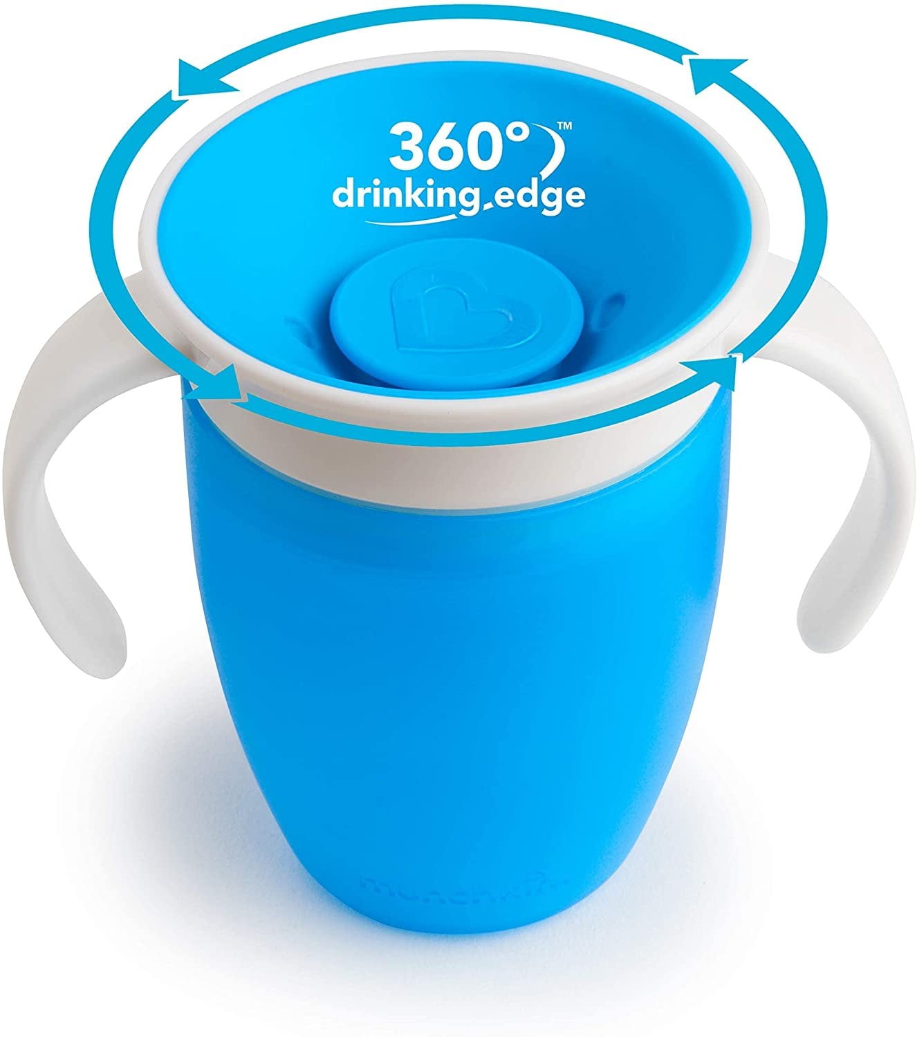 Munchkin Miracle 360 Trainer Cup, Pink/Blue, 7 Ounce, 2 Count