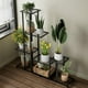 thumbnail image 3 of Soporte para Plantas de Metal, Estante para Plantas 5 Niveles, Estante Decorativo de Acero Negro, Mueble para Plantas para Interiores y Exteriores, 3 of 5