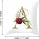 thumbnail image 3 of Funda De Cojín Con Letras En Relieve Doradas Y Decoración Con Iniciales De Rosas Decoración Del Hogar Para Primavera/Verano Regalo Para El Día De La Madre, 3 of 3