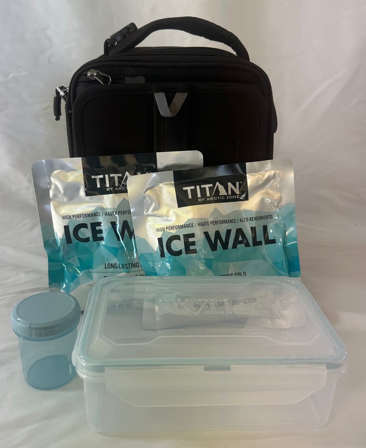Titan by Arctic Zone Expandable Lunch Box Black