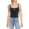 thumbnail image 2 of Hippie Rose Womens Juniors Ribbed Racerback Tank Top, 2 of 3