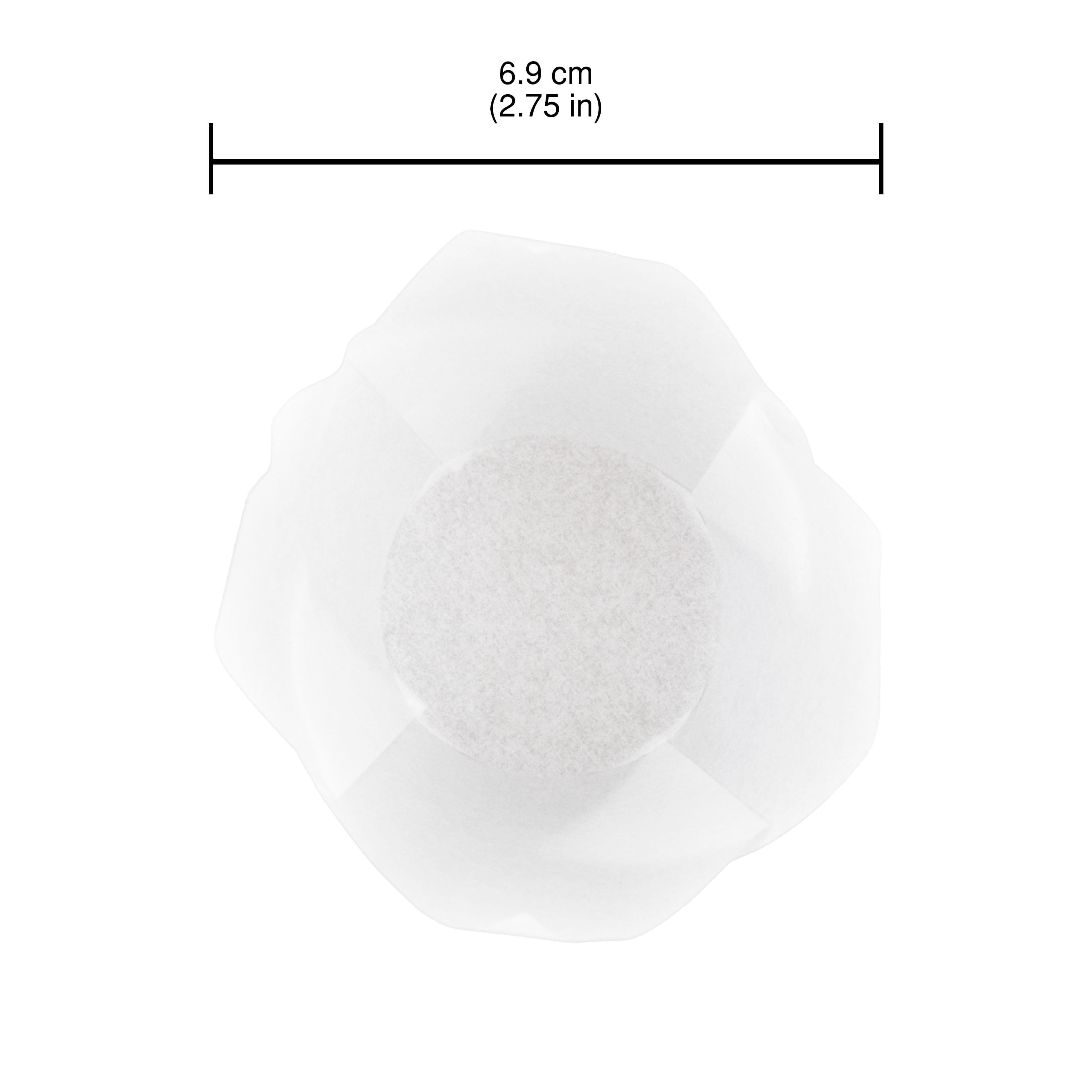 1.97 in Dia Bottom x 3.15 in H, 24 ct Tulip White Paper Baking Cups, Everyday, Baking Cups, Way to Celebrate